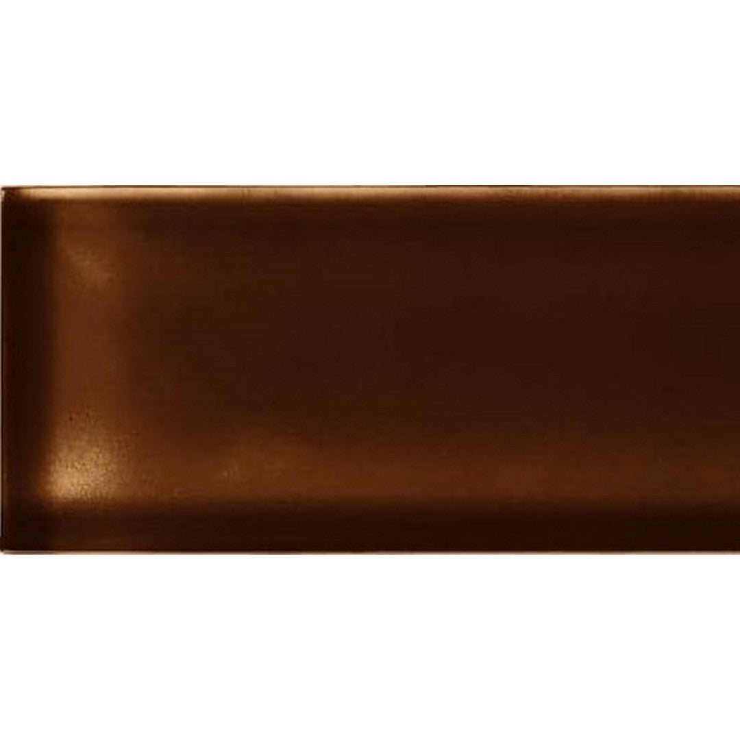 American Olean Color Appeal Glossy 3x6 Mainstram Glass Tile - Copper Brown - C114361P