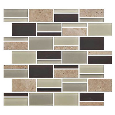 American Olean Color Appeal Glass Stone Blends 3 Random 11.75 X 12.75 Canyon Trail - C1383RANDMS1P