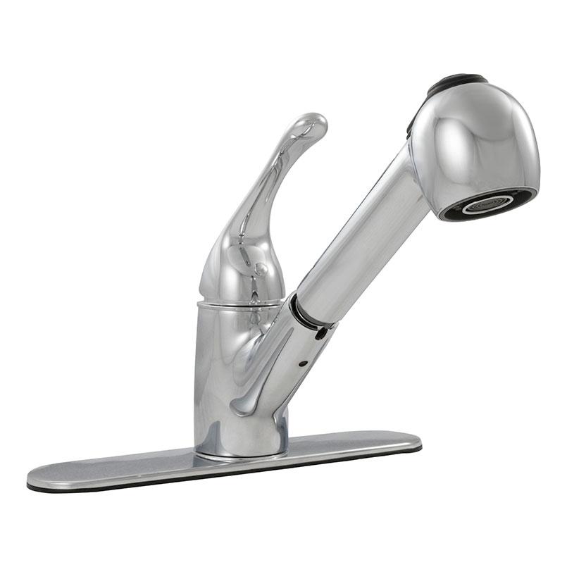 MSI Surfaces 1-Handle Pull-Out Sprayer Kitchen Faucet 803 Chrome - FAU-K1HCR8301-803