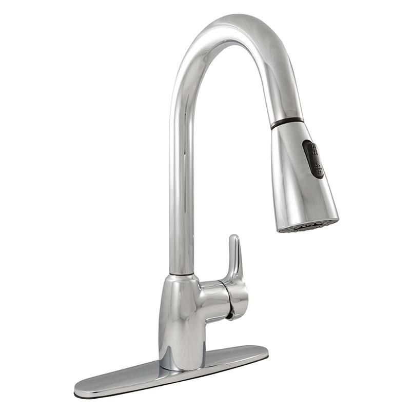 MSI Surfaces 1 Handle Pull-Out Sprayer Kitchen Faucet 802 Chrome - FAU-K1HCR8401-802