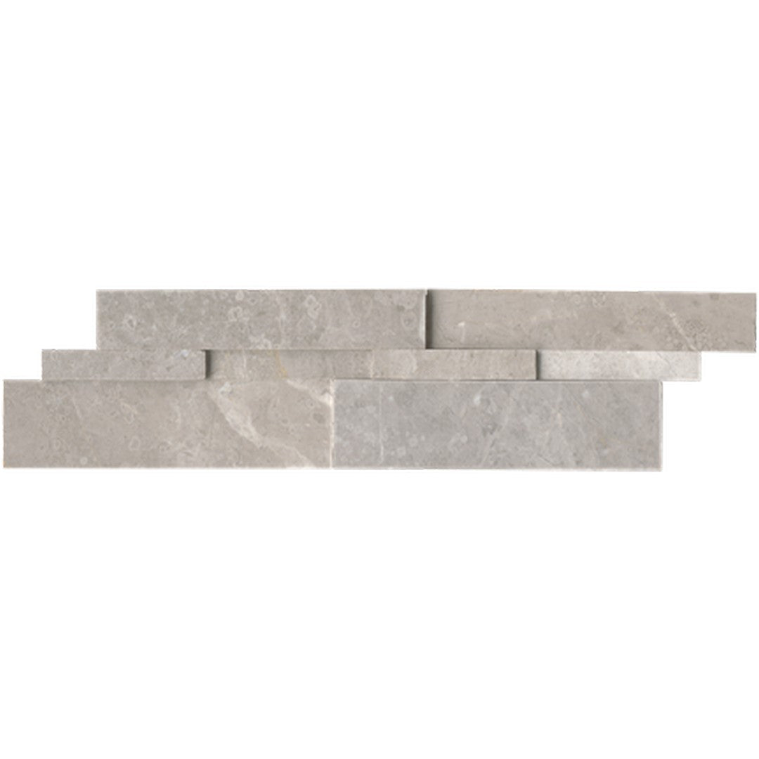 Florida Tile Ledgerstone 6x24 Marble Honed Natural Stone Tile - Argento - FTINS328L6X24