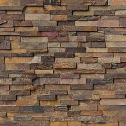 MSI Surfaces California Gold Ledgestone Panel Stacked Ledger Stone - LPNLSCALGLD624