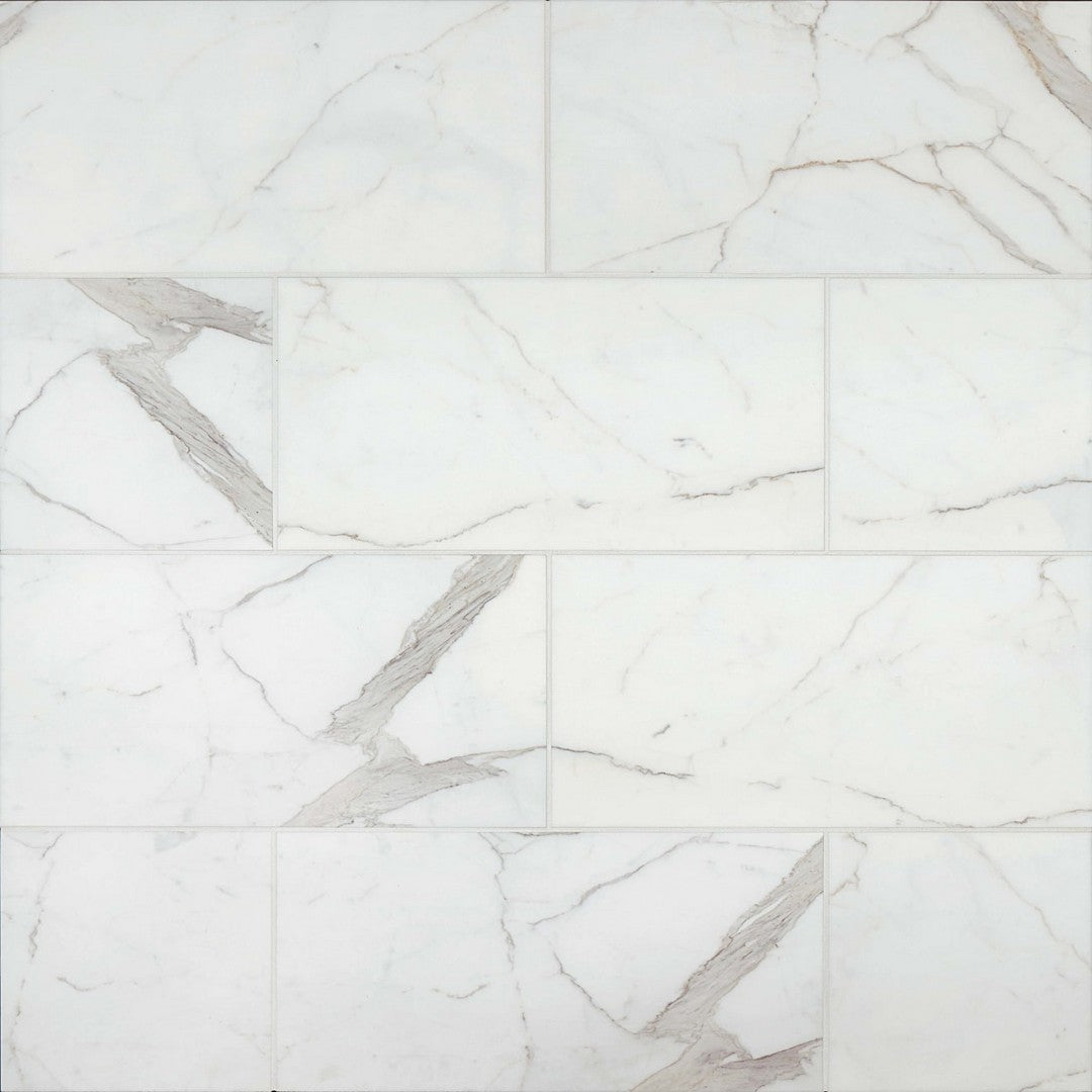 Bedrosians Marble Calacatta Oro 12x24 Honed Tile - Calacatta Oro Honed - MRBCALORO1224H