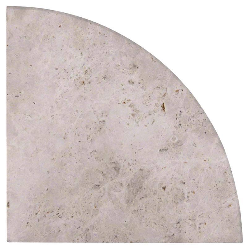 MSI Surfaces Tundra Gray 9" Radius Corner Shelf Polished - SMOT-CSHELF-TUNGRY9